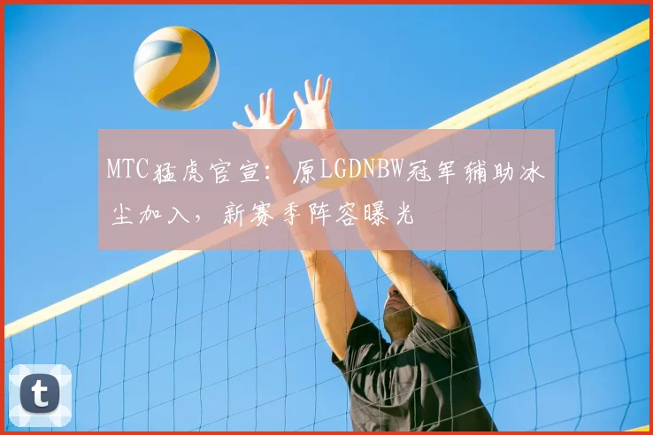 MTC猛虎官宣：原LGDNBW冠军辅助冰尘加入，新赛季阵容曝光